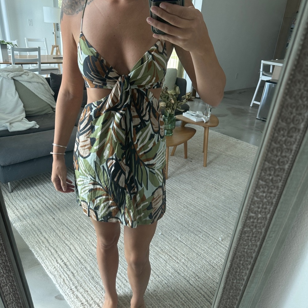 Zara cut out dress